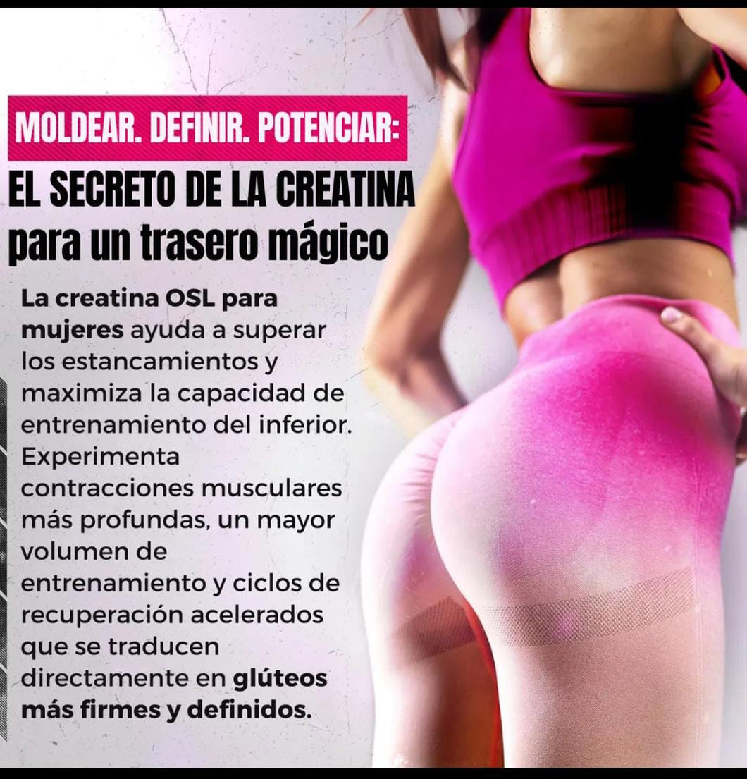 CREATINA PARA MUJERES (GLUTEOS MAS LEVANTADOS Y  TONIFICADOS)
