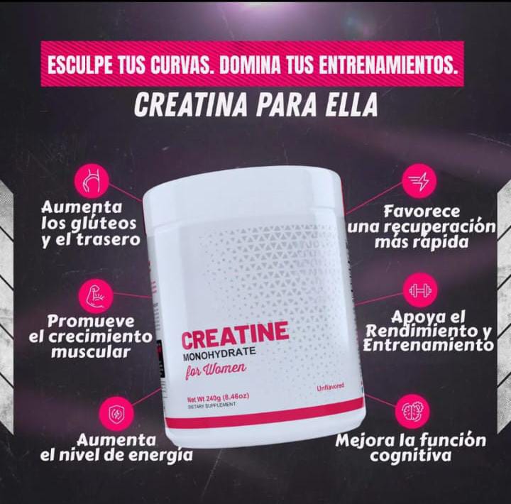 CREATINA PARA MUJERES (GLUTEOS MAS LEVANTADOS Y  TONIFICADOS)