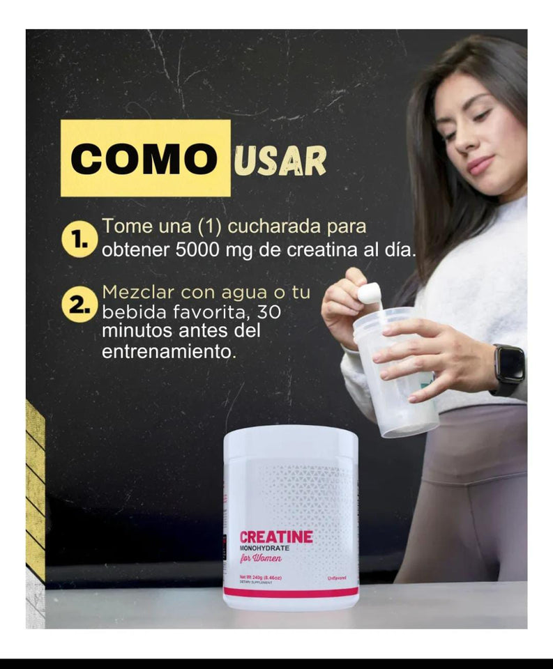 CREATINA PARA MUJERES (GLUTEOS MAS LEVANTADOS Y  TONIFICADOS)
