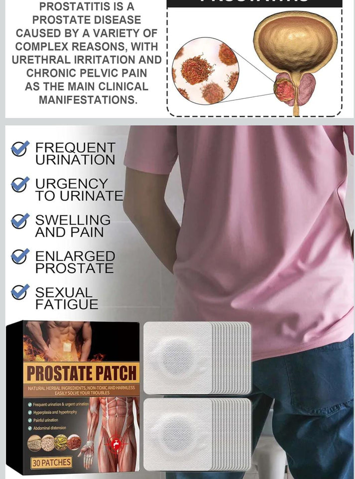 PROSTATE PATCH NATURAL HERB AL 30 PARCHES